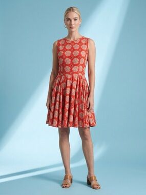 Maison Jules Orange Summer Dress